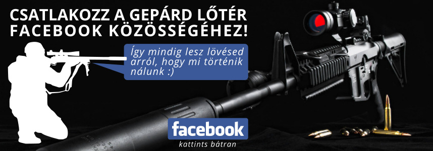 Gepárd lőtér Facebook